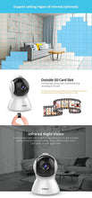 Load image into Gallery viewer, Srihome SH025 Pan/Tilt Wireless WiFi 2MP Full HD 1080p IP Security Camera CCTV with Auto Tracking
