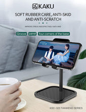 Load image into Gallery viewer, Kakusiga ABS Holder Stand for Mobile &amp; Samsung Lenovo Huawei Honor Apple Tablets (4&quot; to 11&quot;), White
