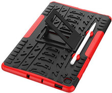 Load image into Gallery viewer, ProElite Shockproof Tough Heavy-Duty Armor Case with Pen Slot Cover for Samsung Galaxy Tab S6 Lite 10.4 Inch SM-P610/P615, Red
