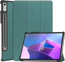 Load image into Gallery viewer, ProElite Smart Flip Case Cover for Lenovo Tab P11 Pro 2nd Gen 11.2 inch Dark Green
