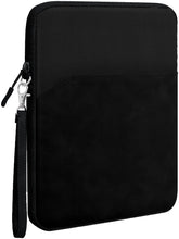 Load image into Gallery viewer, ProElite Polyester Tablet Sleeve Case Cover 6&quot; to 8&quot; for Amazon Kindle 6&quot;, Paperwhite 6.8&quot;, Kindle Fire, Apple iPad Mini 6th Gen 8.3 inch, Mini 5/4/3/2/1, Lenovo M8, Samsung A7 Lite Tablet, Black
