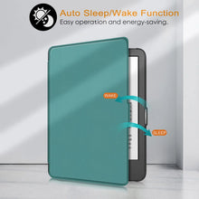 Load image into Gallery viewer, ProElite Slim Smart Flip case Cover for Amazon Kindle 6&quot; 300 ppi 11th Generation 2022, Green
