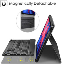 Load image into Gallery viewer, ProElite Detachable Wireless Bluetooth Keyboard flip case Cover for Lenovo Tab P11/P11 Plus 11 inch (TB-J606F/J606X) Tablet, Dark Blue
