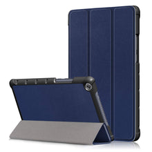 Load image into Gallery viewer, ProElite Ultra Sleek Smart Flip Case Cover for Huawei MediaPad M5 Lite 8&quot; Tablet - Dark Blue
