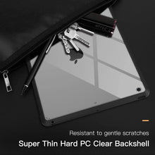 Load image into Gallery viewer, ProElite Flexible TPU Back case Cover for Apple iPad 10.2&quot; 9th Generation 2021/8th Gen 2020/7th Gen 2019, Hard Transparent Back, Green Purple
