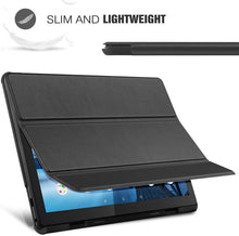 Load image into Gallery viewer, ProElite Ultra Sleek Smart Flip Case Cover for Lenovo Tab M10 HD TB-X505F TB-X505L TB-X505X Byju&#39;s Tablet (Black)
