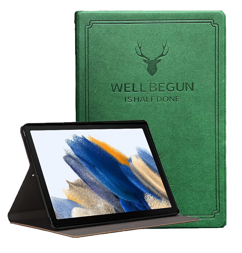 ProElite Smart Deer Flip case Cover for Samsung Galaxy Tab A8 10.5 inch {SM-X200/ SM-X205/ SM-X207}, Green