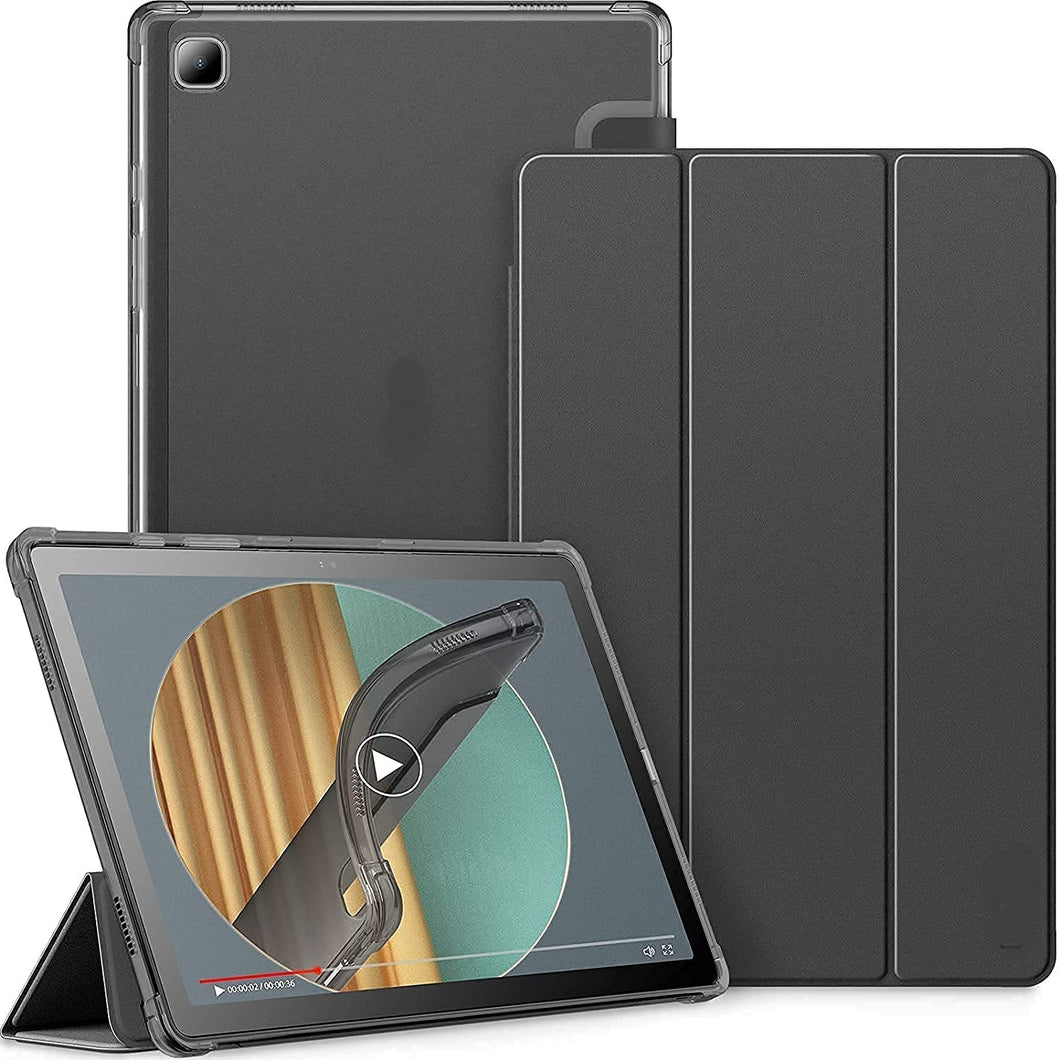 ProElite Flip case Cover for Lenovo Tab M10 FHD Plus X606V / TB-X606F / TB-X606X 10.3 inch Tablet, Black (Soft Transparent Back)