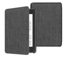 Load image into Gallery viewer, ProElite Premium Nylon Fabric Smart Flip case Cover for All New Amazon Kindle Paperwhite 6&quot; 10th Generation 2018, Black
