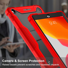 Load image into Gallery viewer, ProElite Rugged Shockproof Heavy Duty Back Case Cover for Apple iPad 10.2&quot; 9th Gen (2021) / 8th Gen / 7th Gen, Red
