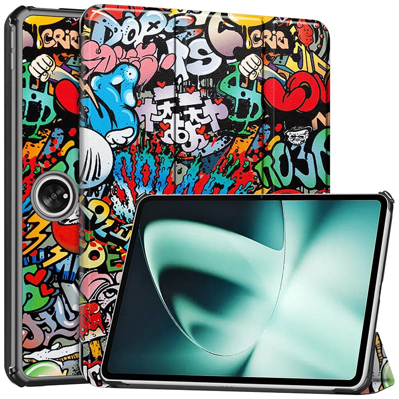 ProElite Smart Trifold Flip case Cover for OnePlus Pad 11.6 inch, Hippy