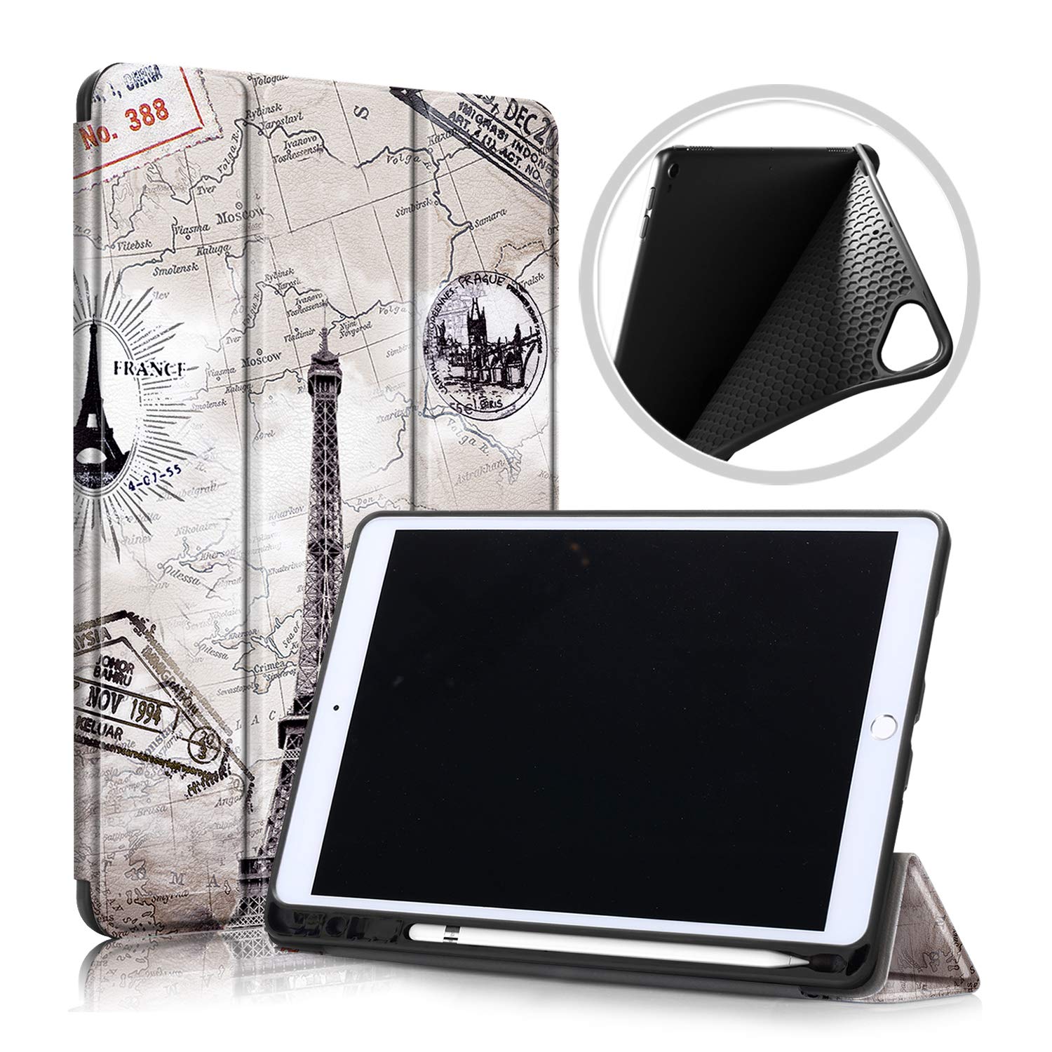 ProElite Smart Trifold Flip Case Cover for Apple ipad 7th/8th/9th