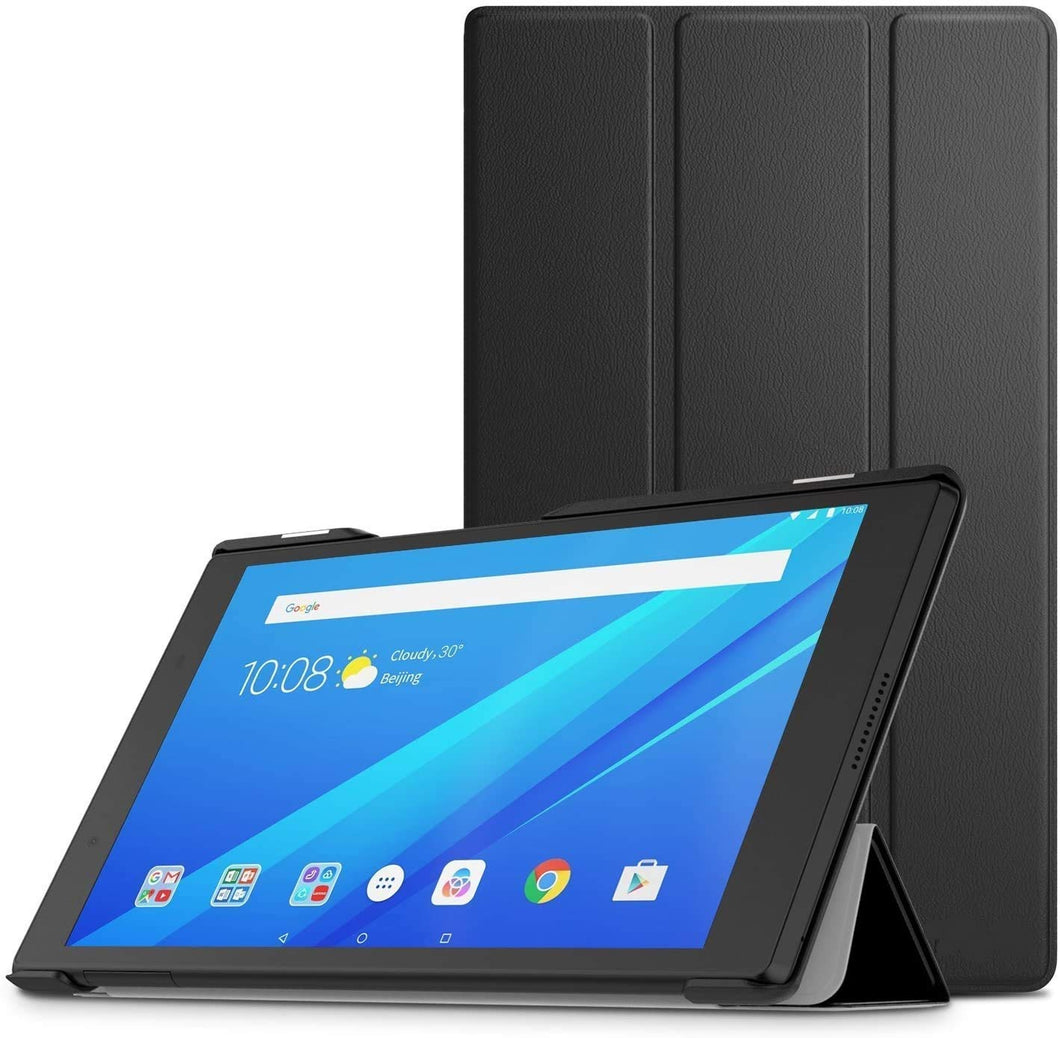 ProElite Ultra Sleek Smart Flip Case Cover for Lenovo Tab 4 8 inch Tablet (Black)