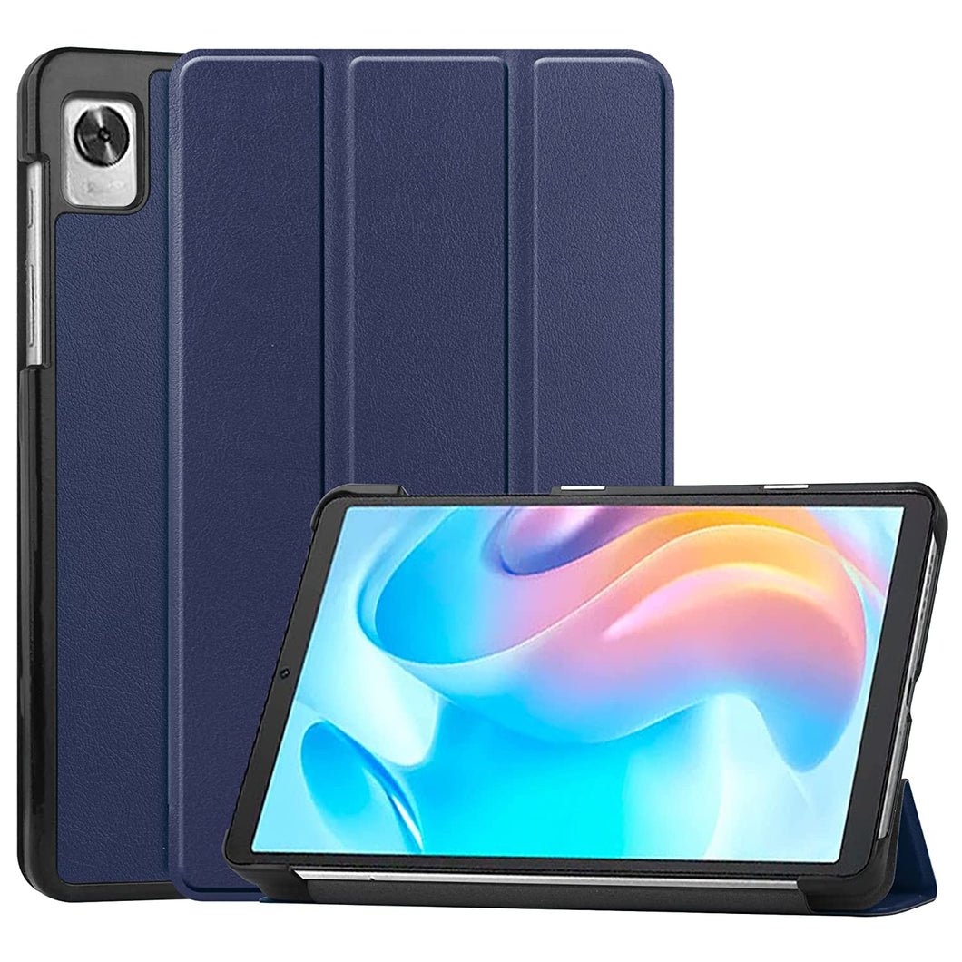 ProElite Slim Trifold Flip case Cover for Realme PadMini 8.68 inch Tablet, Dark Blue