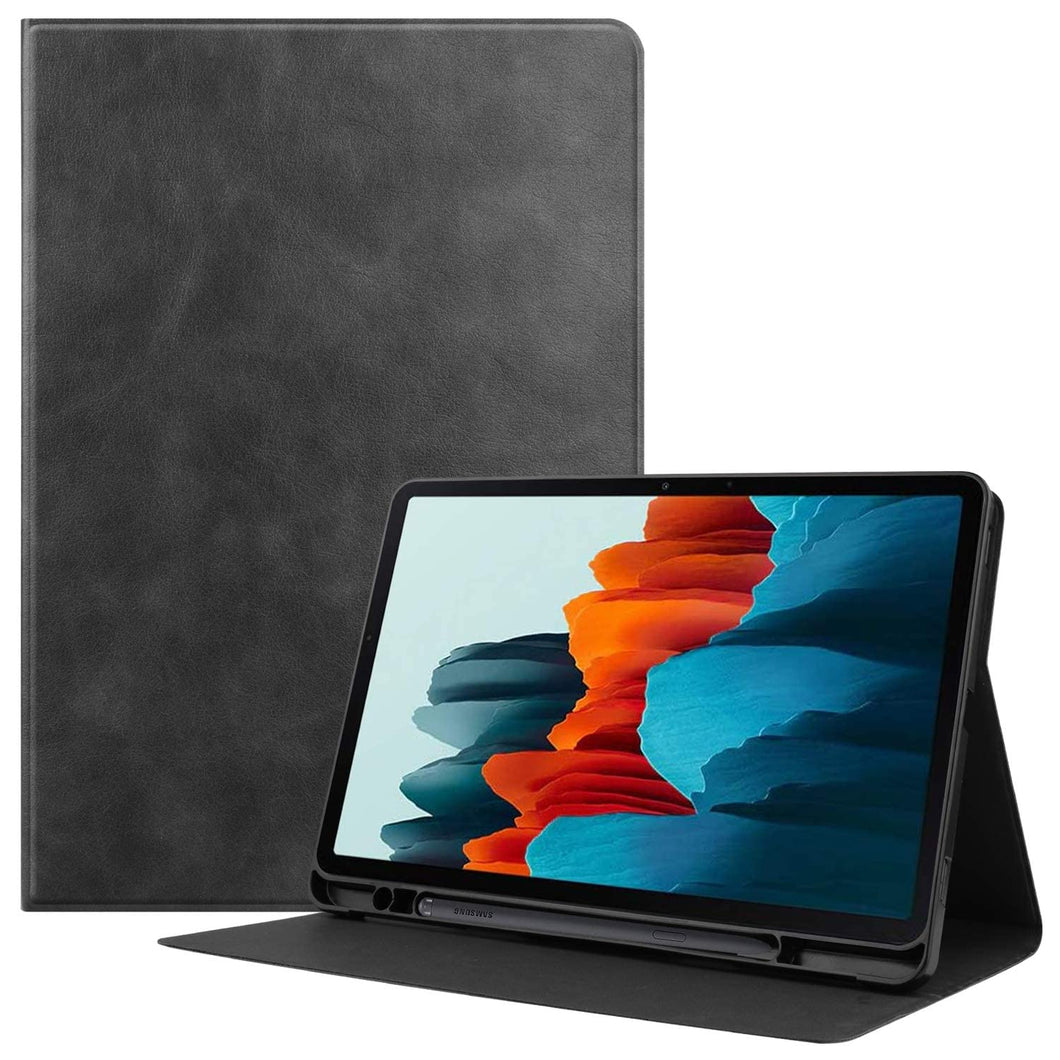 ProElite Smart Flip case Cover for Samsung Galaxy Tab S8 Ultra 14.6 inch SM-X900/ X906 with S Pen Holder, Black