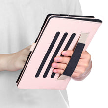 Load image into Gallery viewer, ProElite Smart handstrap Case Cover for Huawei MediaPad T5/ M5 / M5 Lite 10.1&quot;/ Honor Pad 5 10.1&quot; (Black)
