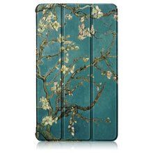 Load image into Gallery viewer, ProElite Smart Trifold Flip case Cover for Nokia Tab T21 10.4 inch Tablet, Flowers
