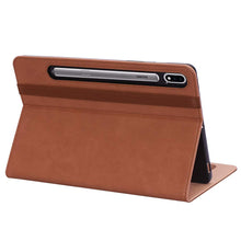 Load image into Gallery viewer, ProElite Business Smart Case Cover for Samsung Galaxy Tab  S8 Plus / S7 Plus / S7 FE 12.4 Inch SM-T970/T975/T976/T735/X800/X806 [Brown]
