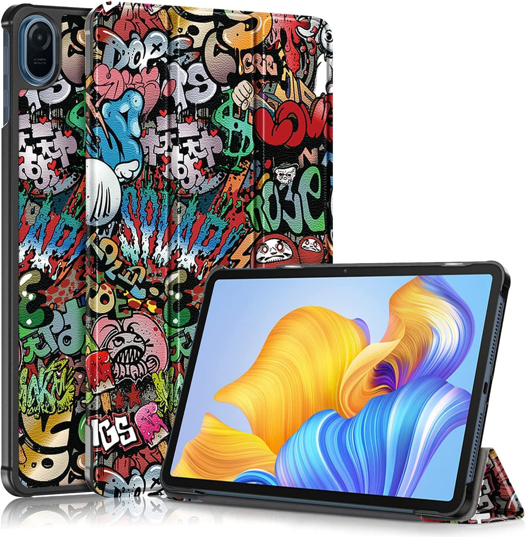 ProElite Smart Trifold Flip case Cover for Honor Pad 8 12 inch, Hippy