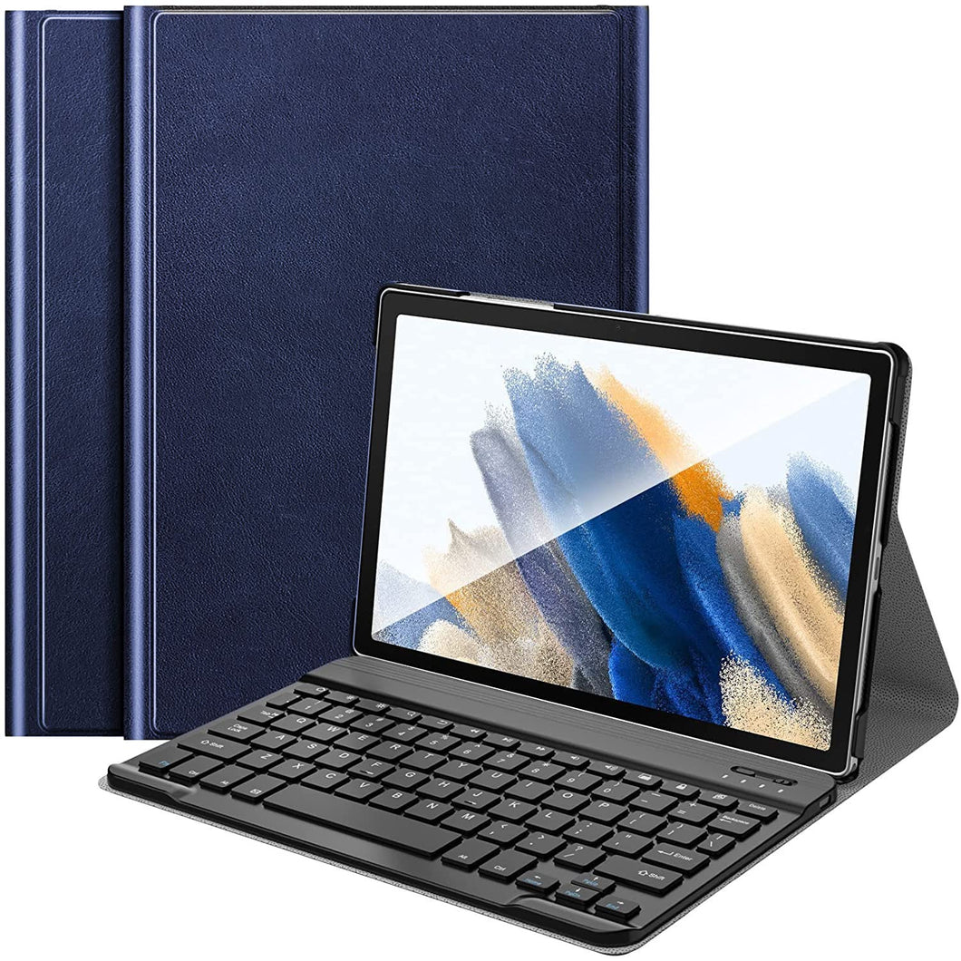 ProElite Detachable Wireless Bluetooth Keyboard case Cover for Samsung Galaxy Tab A8 10.5 inch (SM-X200/ SM-X205/ SM-X207), Dark Blue