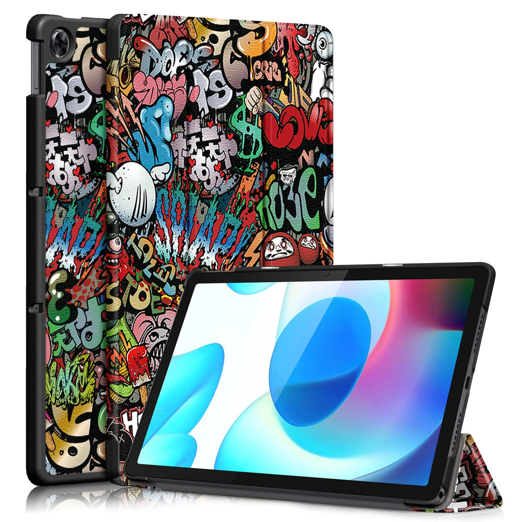 ProElite Slim Trifold Flip case Cover for Realme Pad 10.4 inch, Hippy