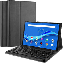 Load image into Gallery viewer, ProElite Detachable Wireless Bluetooth Keyboard flip case Cover for Lenovo Tab K10 FHD 10.3&quot; Tablet TB-X6C6F/TB-X6C6X/TB-X6C6NBF Tablet, Black
