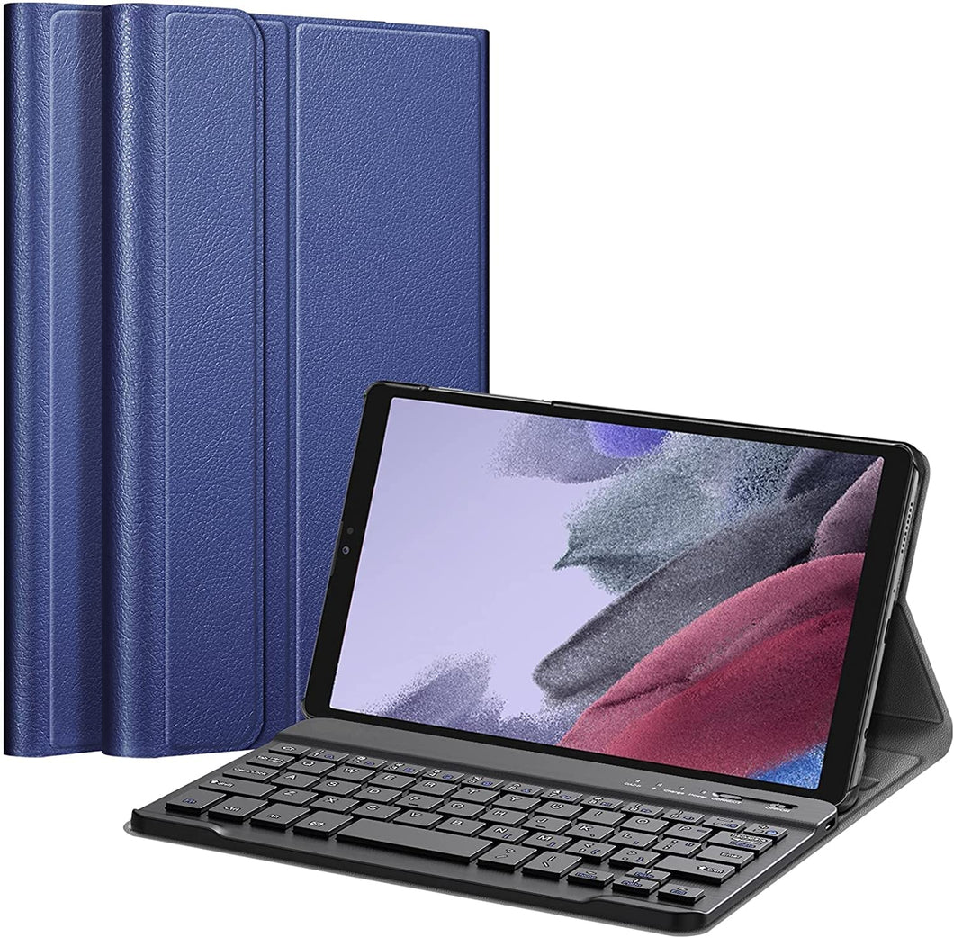ProElite Detachable Wireless Bluetooth Keyboard case Cover for Samsung Galaxy Tab A7 Lite 8.7 inch SM-T220/T225/T227, Dark Blue