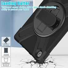 Load image into Gallery viewer, ProElite Rugged 3 Layer Armor case Cover for Lenovo Tab M10 FHD Plus 3rd Gen 10.6 inch (Will Not Fit M10 5G Model )  with Hand Grip and Rotating Kickstand with Shoulder Strap, Black
