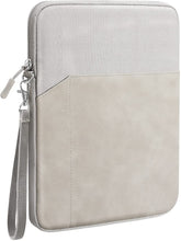 Load image into Gallery viewer, ProElite Polyester Tablet Sleeve Case Cover 6&quot; to 8&quot; for Amazon Kindle 6&quot;, Paperwhite 6.8&quot;, Kindle Fire, Apple iPad Mini 6th Gen 8.3&quot;, Mini 5/4/3/2/1, Lenovo M8, Samsung A7 Lite Tablet, Light Grey
