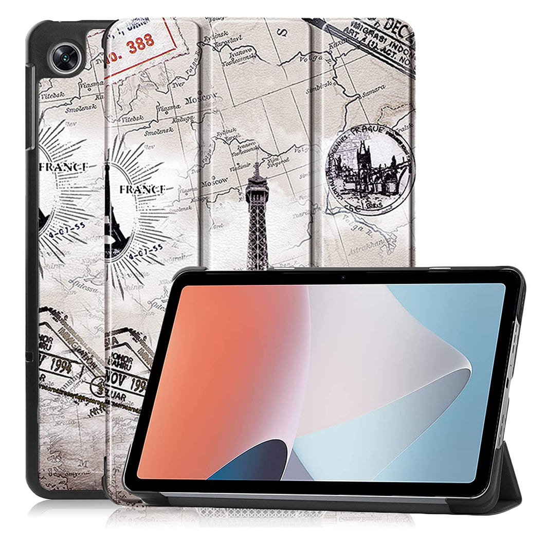 ProElite Smart Trifold Flip case Cover for Oppo Pad Air 10.36 inch, Eiffel