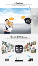 Load image into Gallery viewer, Srihome SH035 Wireless WiFi 3MP Full HD 1296p Waterproof Outdoor IP Security Camera CCTV with 2 LED Lights

