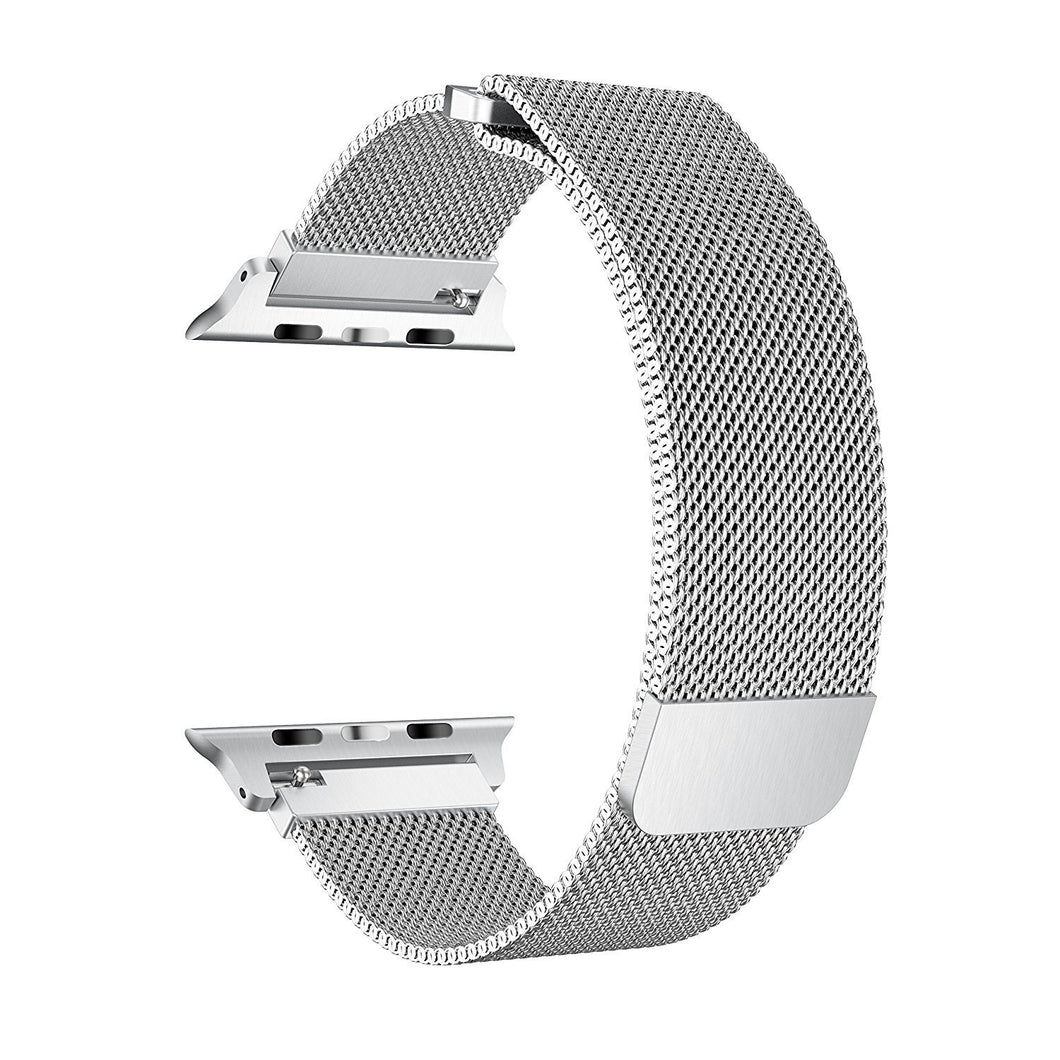 ProElite 38/40 MM Milanese Wrist Band for Apple Watch Series 6/5/4/3/2/1/SE, Silver